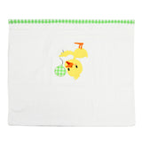 Polkas & Stripe Chick White Bath Towel