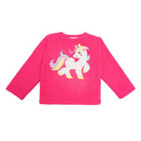 Polkas & Stripe Unicorn Dark Pink Night Suit