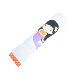 Polkas & Stripe Mermaid White Bath Towel