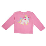 Polkas & Stripe Unicorn Light Pink Night Suit