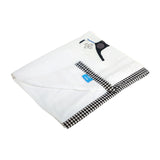 Polkas & Stripe Ps White Bath Towel
