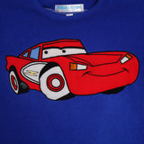 Polkas & Stripe Red Car Dark Blue Night Suit