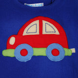 Polkas & Stripe Toy Car Dark Blue Night Suit