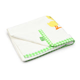 Polkas & Stripe Chick White Bath Towel