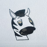 Polkas & Stripe Zebra Hand Towel