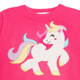 Polkas & Stripe Unicorn Dark Pink Night Suit