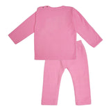 Polkas & Stripe Rainbow Unicorn Light Pink Night Suit
