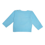 Polkas & Stripe Rocket Light Blue Night Suit