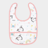 Aariro Classic Muslin Bib - Believe in Unicorn