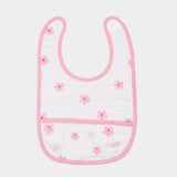 Aariro Classic Muslin Bib - Floral Print