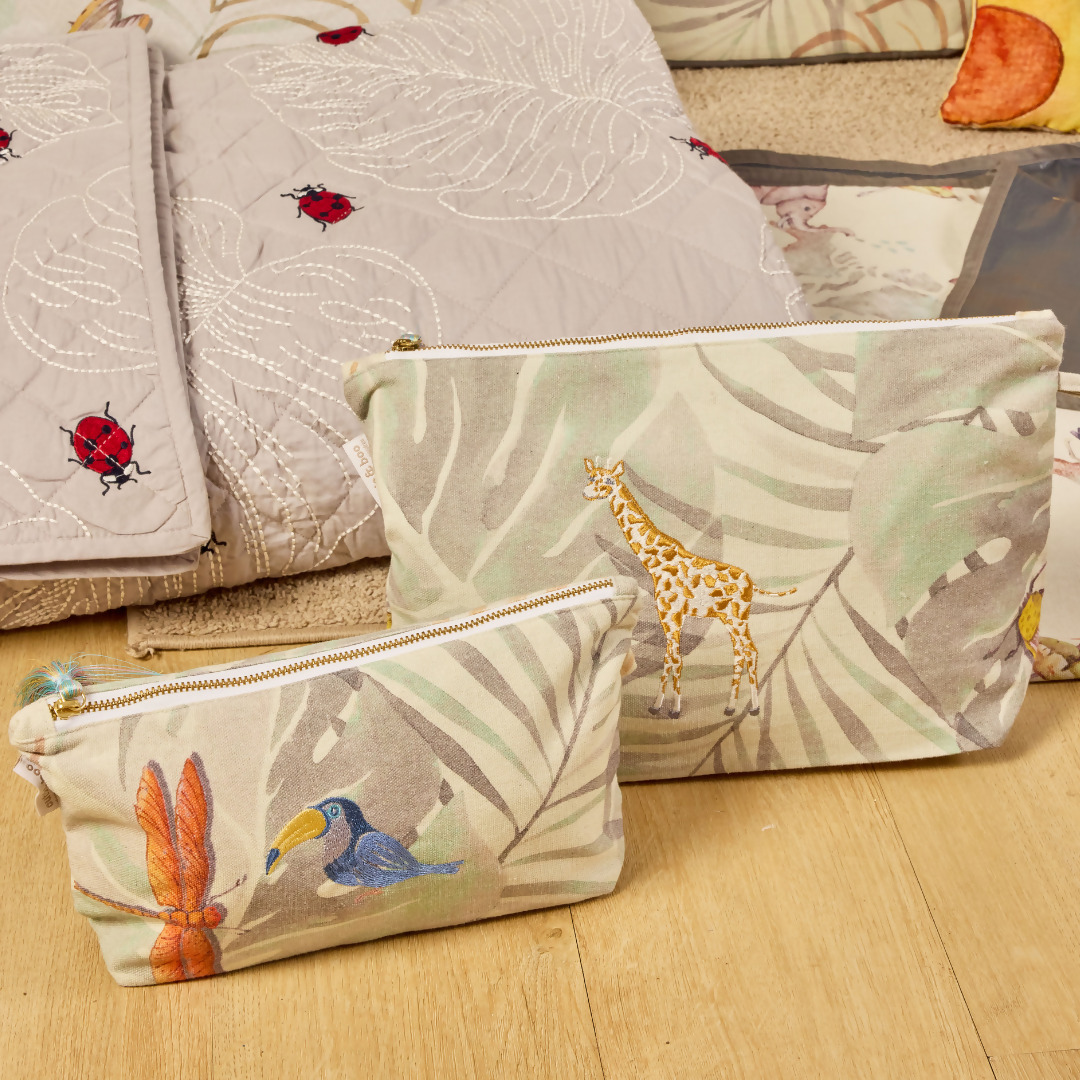Small Pouch,Big Pouch & Pouch Set-Baby It's Wild World