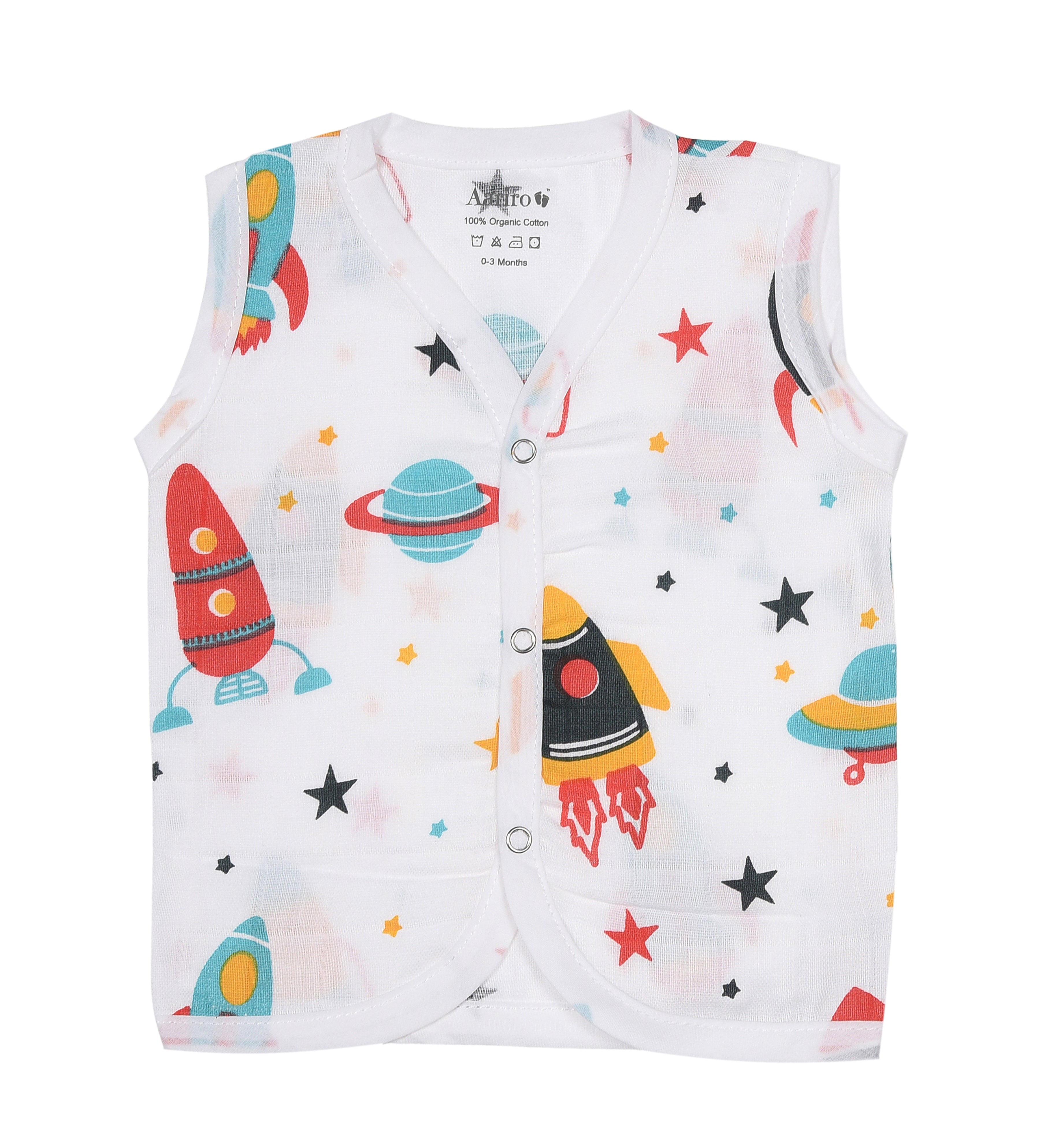 Aariro Muslin Jabla set - Reach for the sky (2 Pcs)