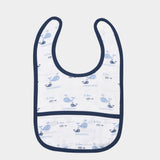 Aariro Classic Muslin Bib - Nautical