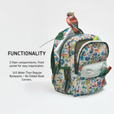 Zookeeper Jungle Kids School Backpack For Boys & Girls Age 2–5 Years