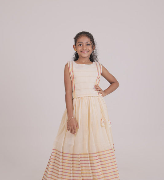 Di & De Premium Kerala Handloom Skirt & Top