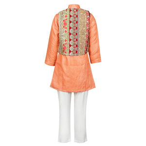 EMBROIDERY-KURTA-KOTI-SET-100876-2