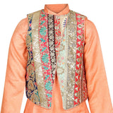 EMBROIDERY-KURTA-KOTI-SET-100876-3