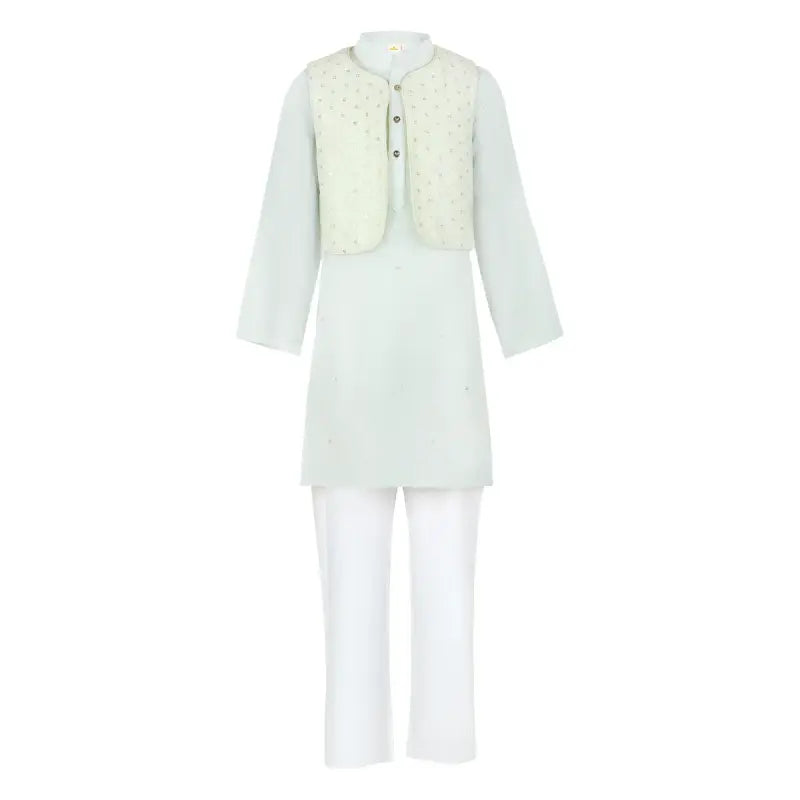 GEOMETRIC-SEQUINED-KURTA-KOTI-SET-108066-1