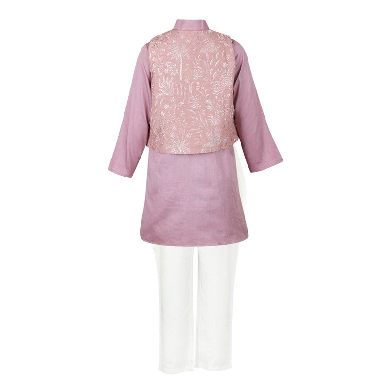 EMBROIDERED-BOTANICS-KURTA-KOTI-SET-111073-2