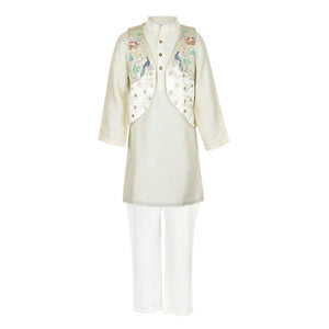 JUNGLE-PARADISE-KURTA-KOTI-SET-111090-1