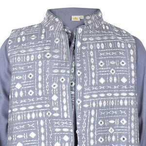 EMBROIDERED-NEHRU-KURTA-KOTI-SET-111097-3