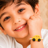 Babies Of Wonder Car Rakhi - Yellow