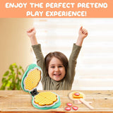 Cots and Cuddles Premium Quality Wooden Waffle Maker Toy for Kids