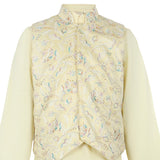 Rang Yellow Orchard Koti Kurta Set