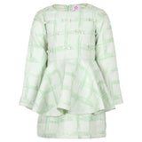 Stella Rossa Green Plaid & Bow Dress