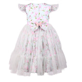 Stella Rossa Mint Green Floral Butterfly Tulle Dress