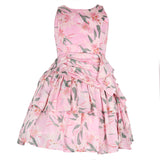 Stella Rossa Pink Lily Floral Ruffled Party Dress