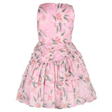 Stella Rossa Pink Lily Floral Ruffled Party Dress