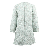 Stella Rossa Mint Green Textured A-Line Dress