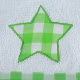 Polkas & Stripes Green Star Face Towel