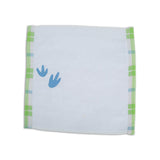 Polkas & Stripes Dinosaur Feet Face Towel