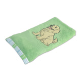 Polkas & Stripes Golden Retriever White Bath Towel