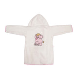 Polkas & Stripes Pink Elephant Bath Robes