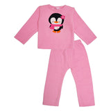 Polkas & Stripes Penguin Light Pink Night Suit
