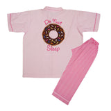 Polkas & Stripes Donut Pink Night Suit