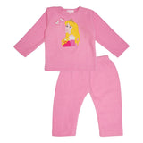 Polkas & Stripes Princess Light Pink Night Suit