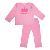 Polkas & Stripe Princess Wand Light Pink Night Suit