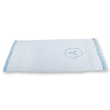 Polkas & Stripe Alphabet Blue White Hand Towel