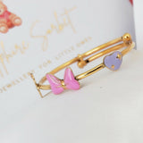 Bow- Cupcake-Heart Baby Bangle