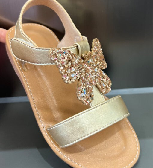 Ninobello Golden Flutter Sandals