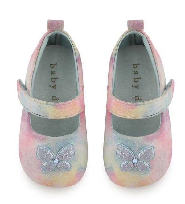 Blue Tie-Dye Prewalker Ballerina