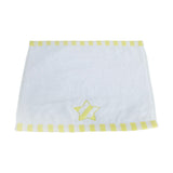 Polkas & Stripes Yellow Star Face Towel