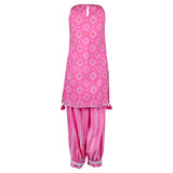 Rang Pink Printed Kurta & Dhoti Pants Set