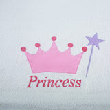 Polkas & Stripes Priincess Crown Hand Towel