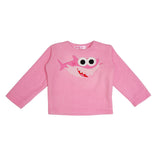 Polkas & Stripes Shark Light Pink Night Suit