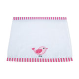 Polkas & Stripes Bird Face Towel